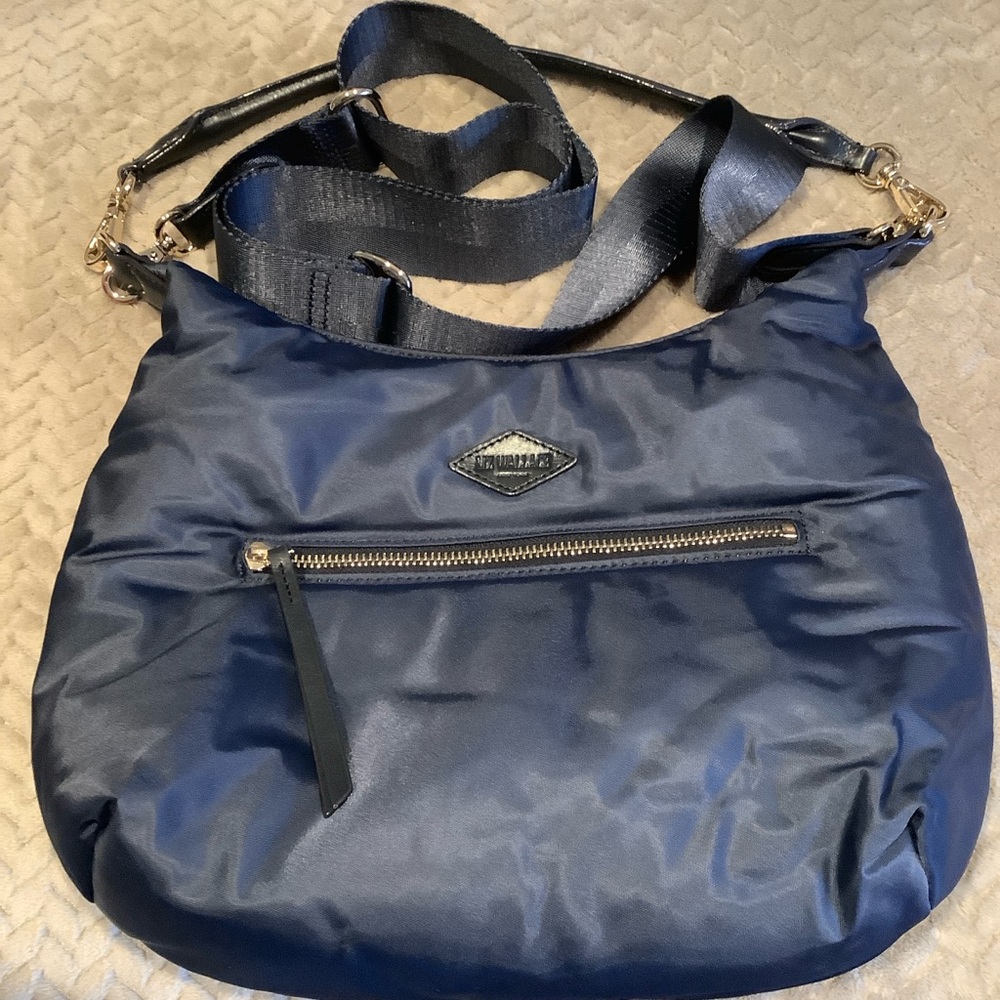 MZ Wallace Navy Sienna Crossbody Shoulder Bag NWT